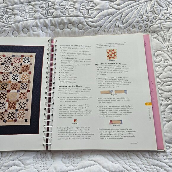 Better Homes & Gardens Quilt-Lovers Favorites Volume 5, Hardcover Spiral Bound - Picture 10 of 13